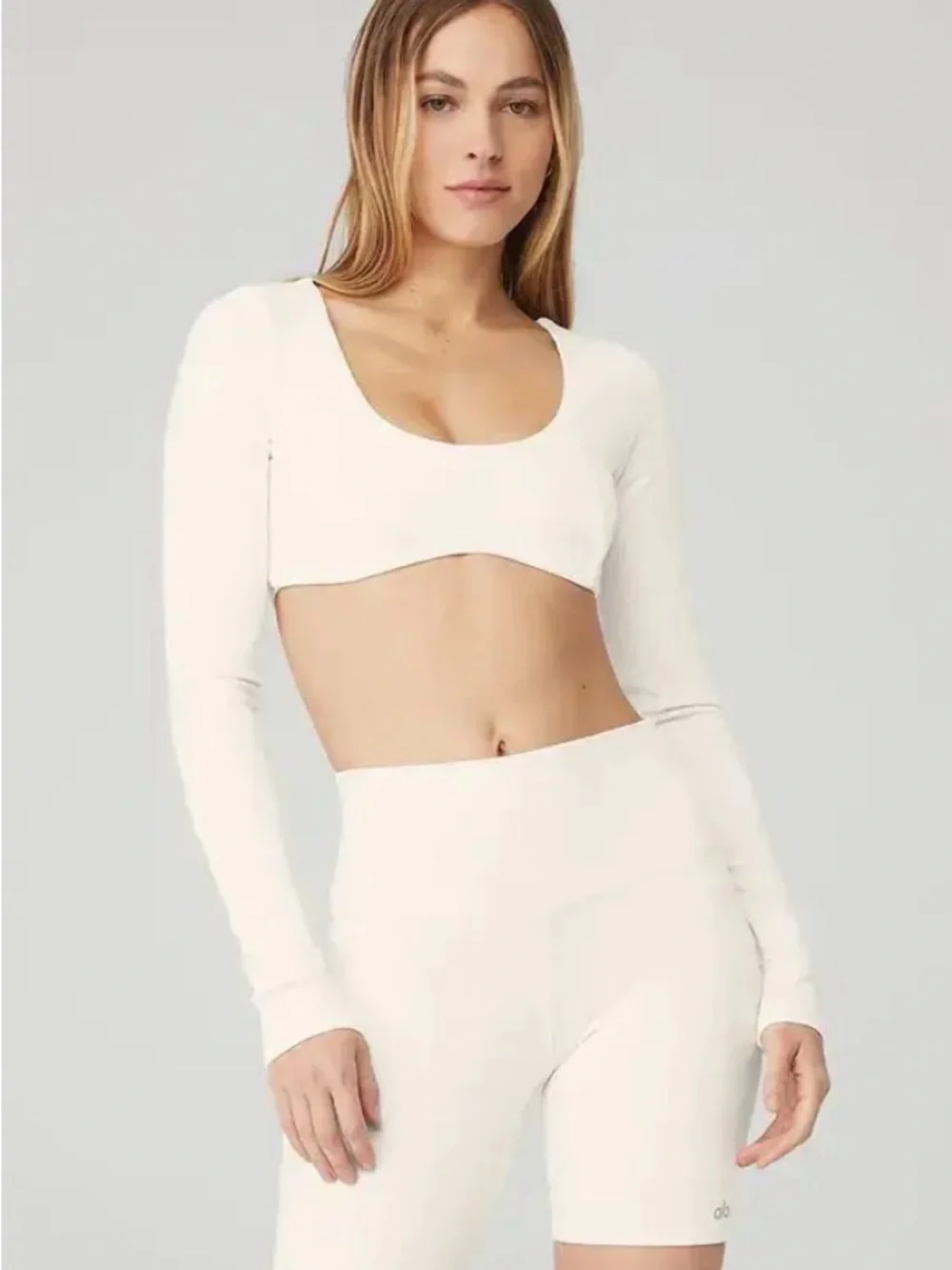 Alo ribbed defined long sleeve bra